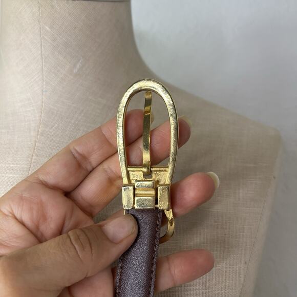 Women’s Genuine Snake Skin Waist Belt Brown Size S-M, unbranded, vintage, retro - Picture 6 of 8